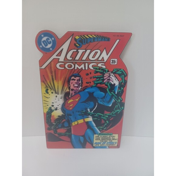 NEW DC Superman Hologram Comic‎ Wall Decor 8 x 11 in - Picture 1 of 2